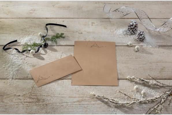 Image du produit Sigel DU253 Enveloppes de Noël, gommées, DIN long, papier kraft, 50 pièces (DL, 50 x)