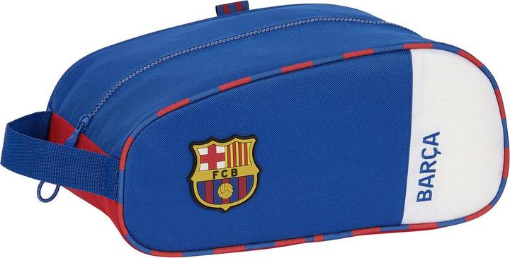 FC Barcelona Sac à chaussures de voyage Bleu Grenat 34 x 15 x 18 cm