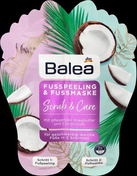 dm Balea Fusspeeling & Fussmaske Set (Fussmaske, 10 ml)