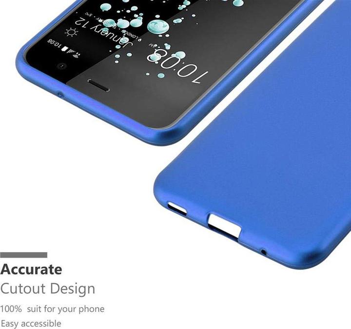Productafbeelding Cadorabo TPU matte metalen hoes (HTC U Play)