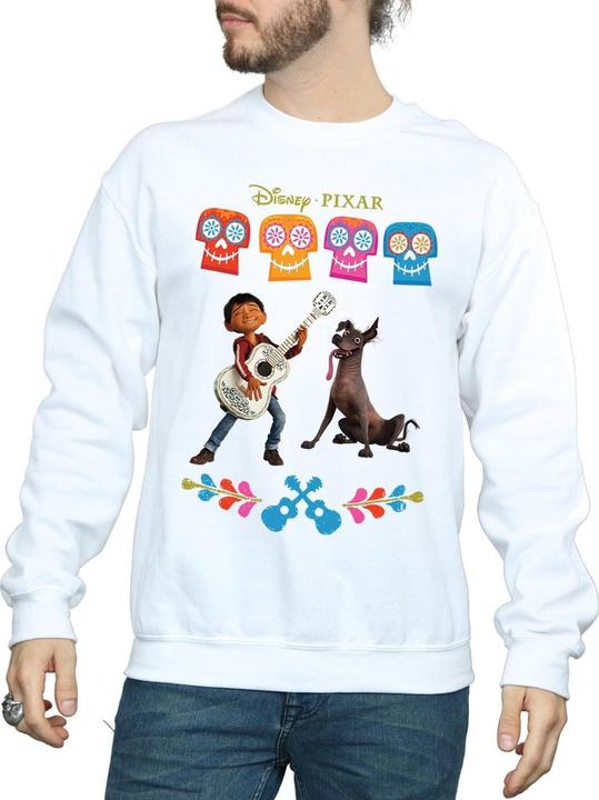 Actual product image Disney Mens Coco Miguel Logo Sweatshirt (XXL)