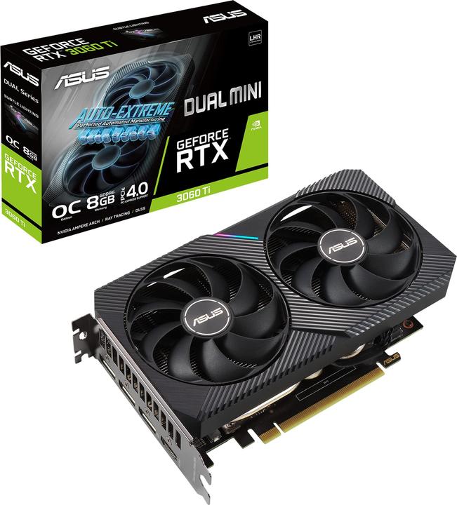Immagine prodotto ASUS GeForce DUAL RTX 3060 Ti O8G MINI V2 (8 GB)