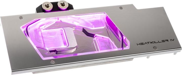 Actual product image Watercool Heatkiller IV for Radeon RX 5700 XT, RGB - Acrylic + Nickel