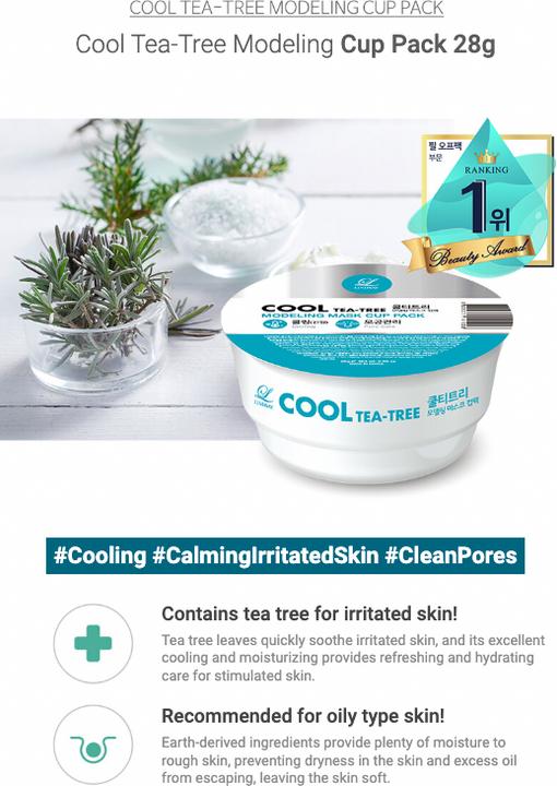 Image du produit Lindsay Modeling Cool Teatree Mask Cup Pack