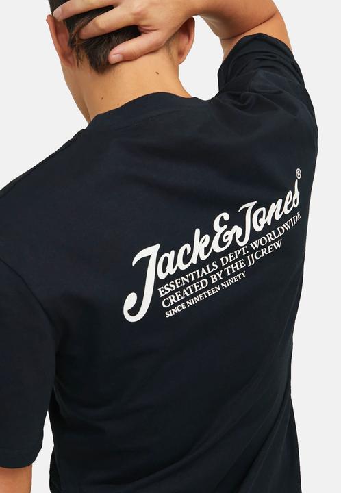 Actual product image Jack & Jones Back print round neck T-shirt T-shirt (L)