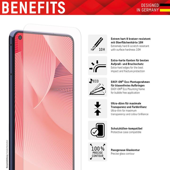 Immagine prodotto Displex Real Glass, 2D Panzerglas (1 Pezzo/i, Niente telefono (1))