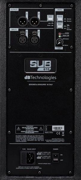 Immagine prodotto dB Technologies Sub-615 (Subwoofer attivo)