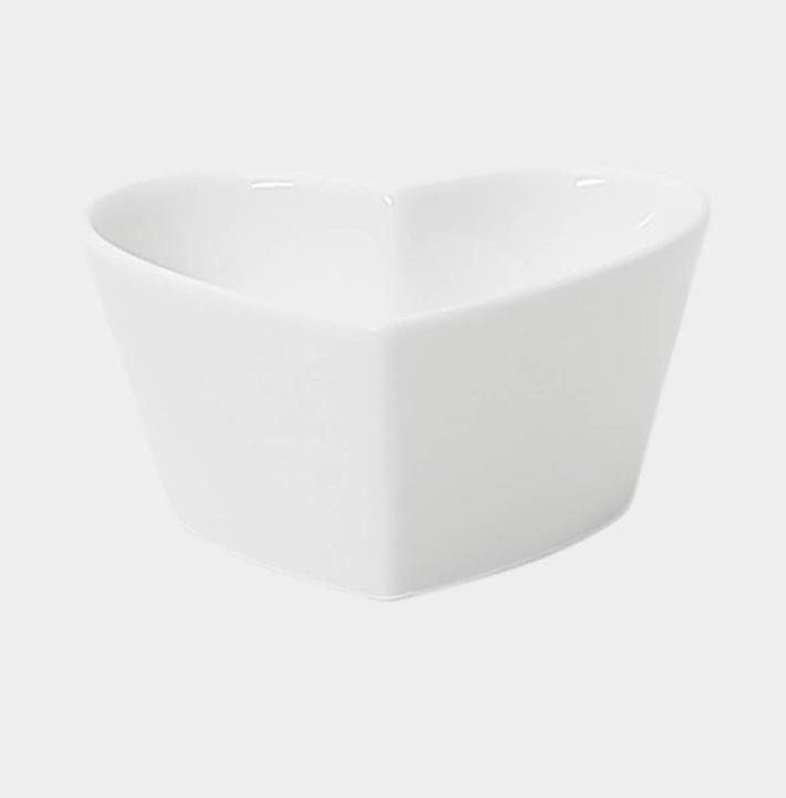 Produktbild Schale, Herzform weiss, 10x9x5cm (1 l, 1 x)