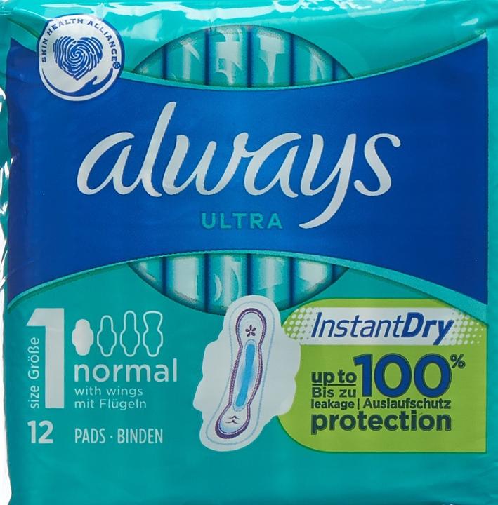 Actual product image Always Ultra (12 x, Sanitary pads)