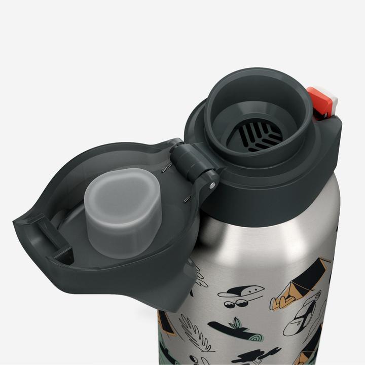 Immagine prodotto Quechua Trinkflasche Isolierflasche Schnellverschluss Wandern - 900 0,5 L (0.50 l)