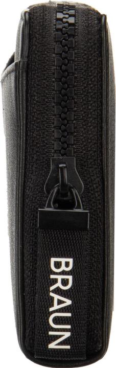 Actual product image Braun Büffel Capri wallet RFID protection leather 19 cm