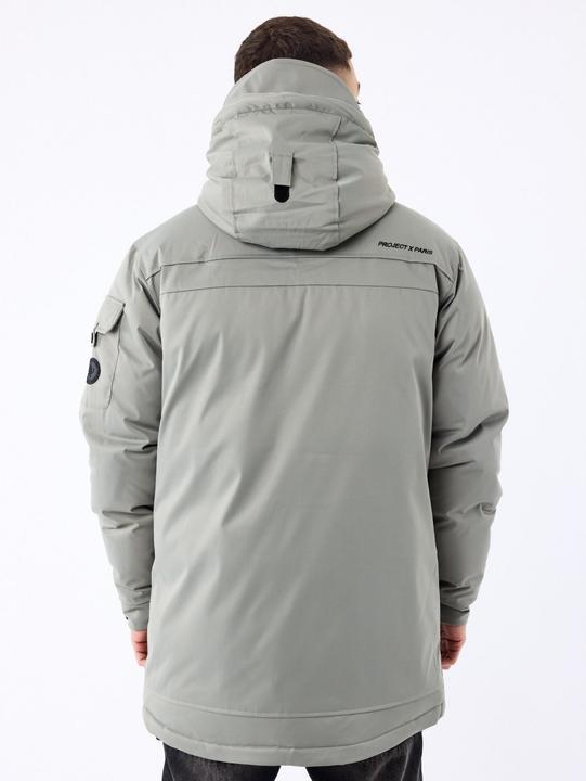 Actual product image Project X Paris long ulti-pocket puffer jacket (M)