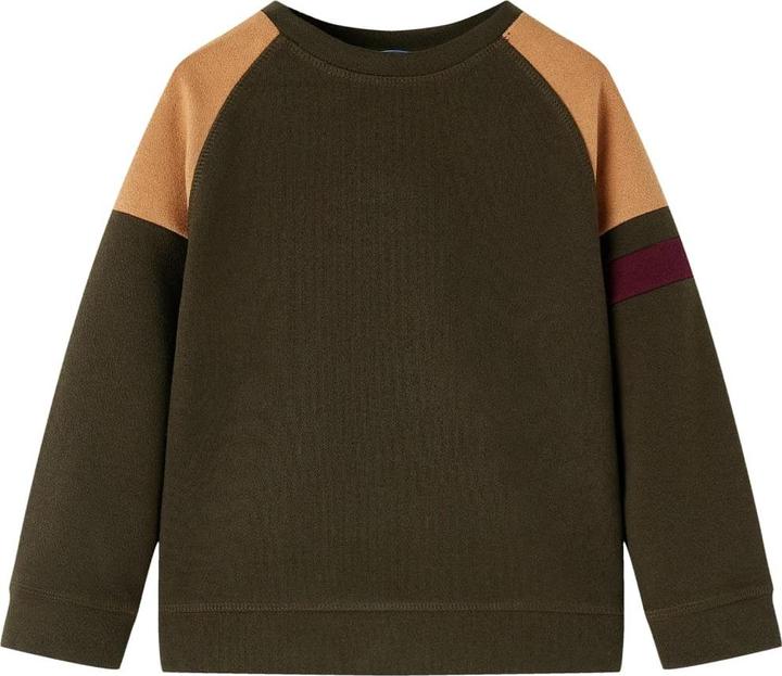VidaXL Kinder-Sweatshirt Dunkles Khaki und Kamelbraun