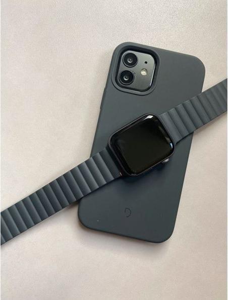 Actual product image Cyberport Magnetic silicone wristband LITE black 38-40mm (Silicone)
