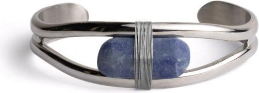 Image du produit Didyma Bracelet Acier - Pierre Naturelle Aventurine Bleue - Taille S (Acier inoxydable 316L)