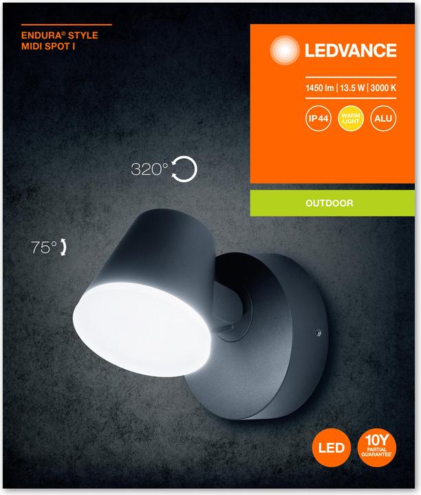 Immagine prodotto Ledvance Endura Style Midi Spot (800 lm, IP44)