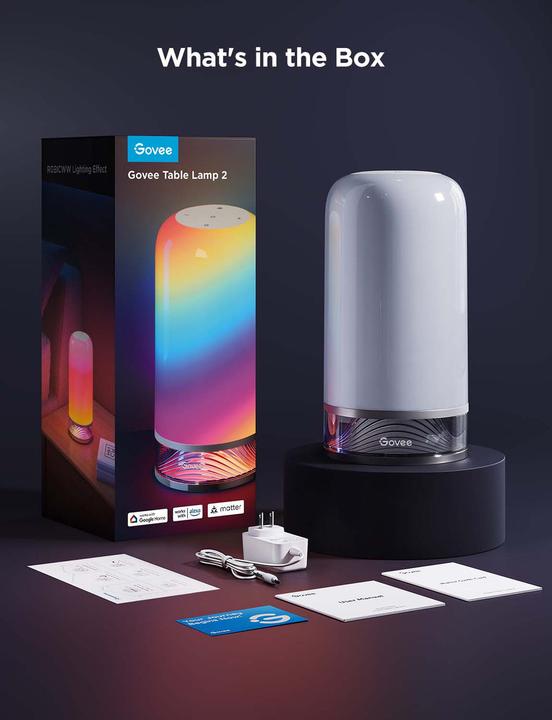 Actual product image Govee RGBICWW Table Lamp (500 lm)