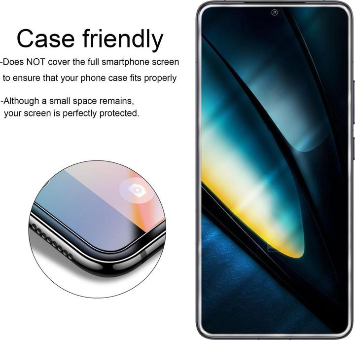 Immagine prodotto Cadorabo Pellicola di armatura per Xiaomi Poco F6 Pro (1 Pezzo/i, Xiaomi Poco F6 Pro)