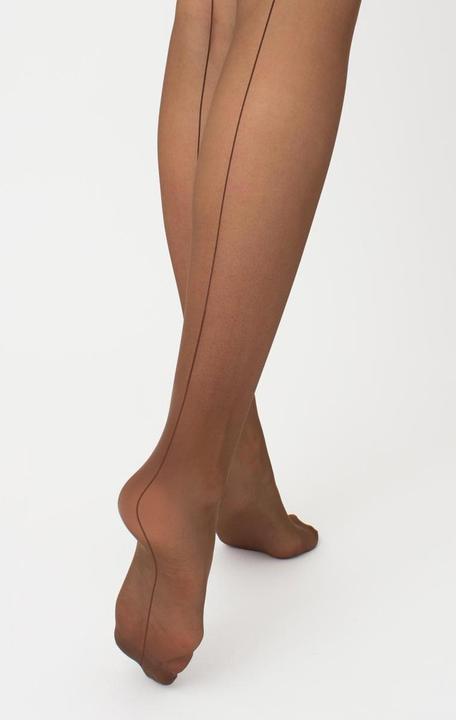 Actual product image Giulia Chic 20 calze stay up stockings, colour cappuccino, size 42-46 (20 DEN, 42 - 46)
