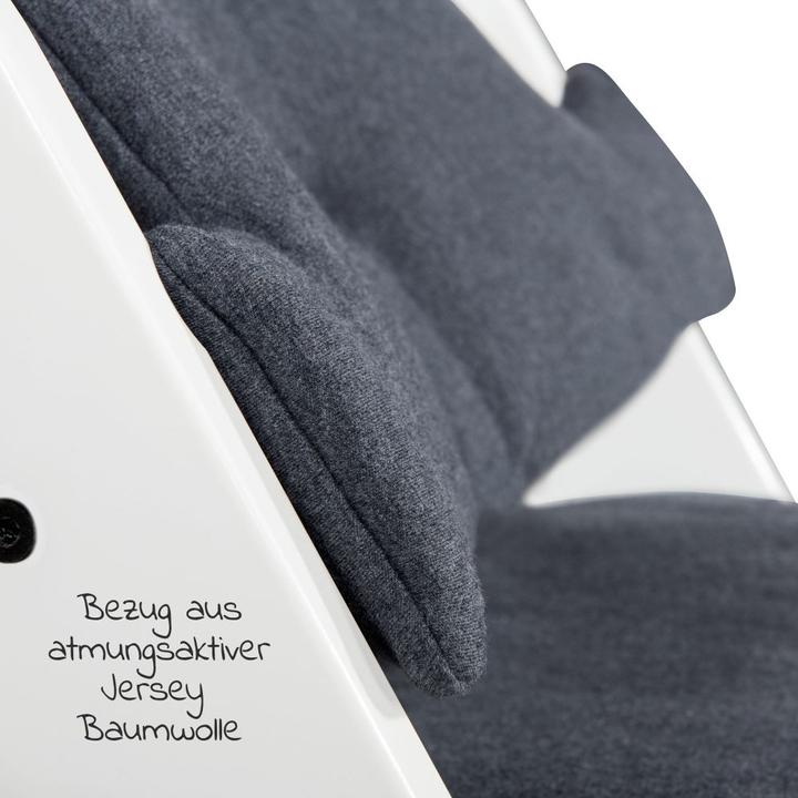 Actual product image Hauck Highchairs Highchair Alpha Plus White in economy set incl. seat cushion (Highchair)