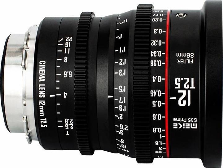 Actual product image Meike 12mm T2.5 Super 35 Prime Cinema Lens PL Mount (L-Mount)
