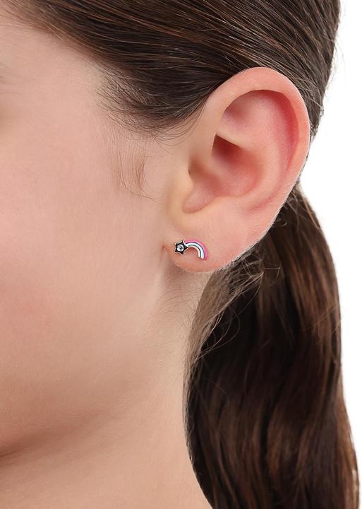Actual product image Prinzessin Lillifee Ohrschmuck für Mädchen, 925 Sterling Silber, Zirkonia synth. | Sternschnuppe (Silver 925)
