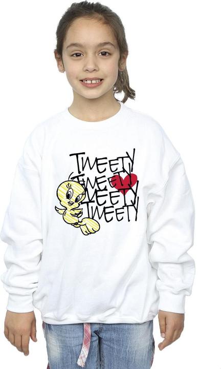 Image du produit Looney Tunes - Sweat TWEETY LOVE HEART - Fille (140, 146)