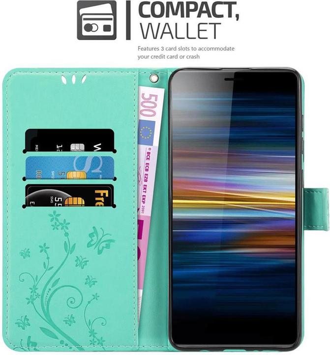 Actual product image Cadorabo Flower Book Cover (Sony Xperia L3)