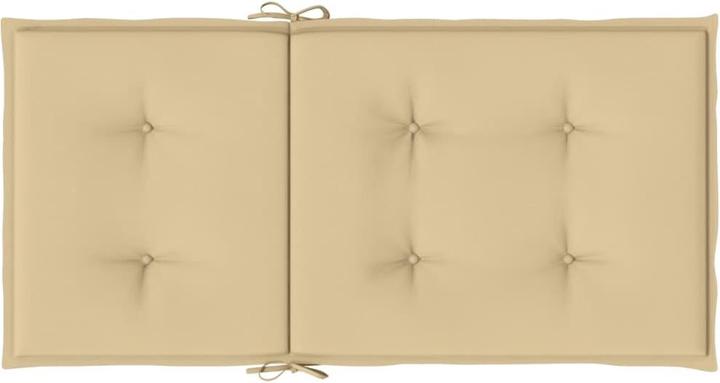 Productafbeelding VidaXL Kussens voor lage rugleuning 2 stuks stof (100 x 50 x 4 cm)
