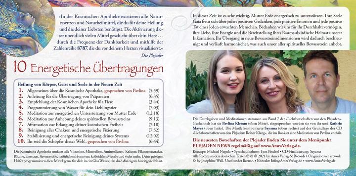 Image du produit Messages de lumière des Pléiades (CD d'exercices 8) (Sayama, Pavlina Klemm, Allemand)