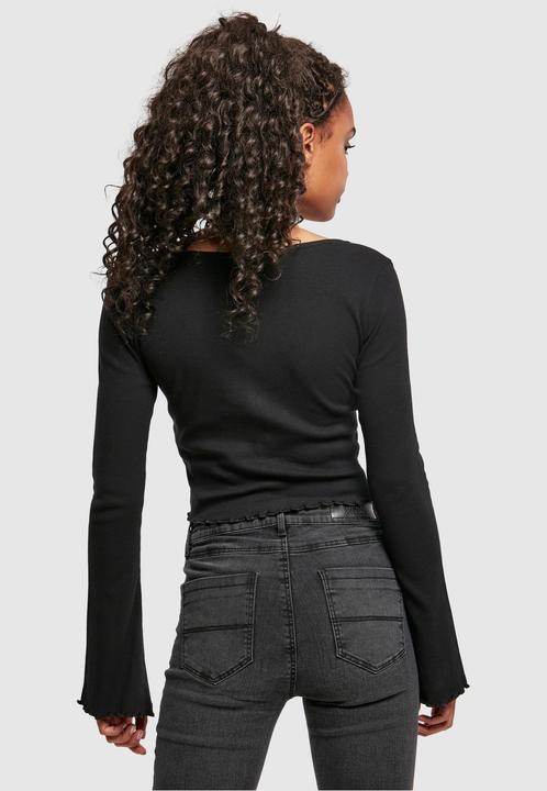 Actual product image Urban Classics Ladies Cropped Rib Cardigan - 14113 (4XL)
