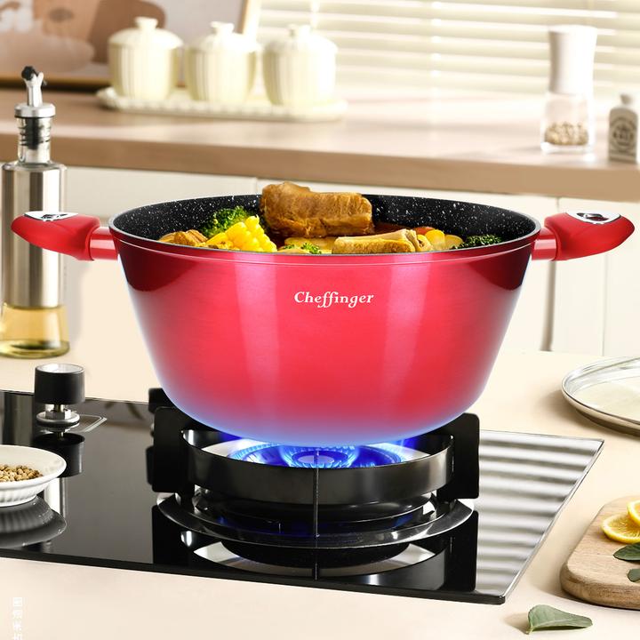 Immagine prodotto JTI Set da cucina da 10 pezzi - rosso (28 cm)