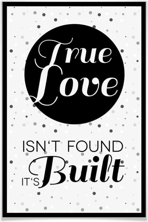 Produktbild Trenddeko True Love (40 x 60 cm)