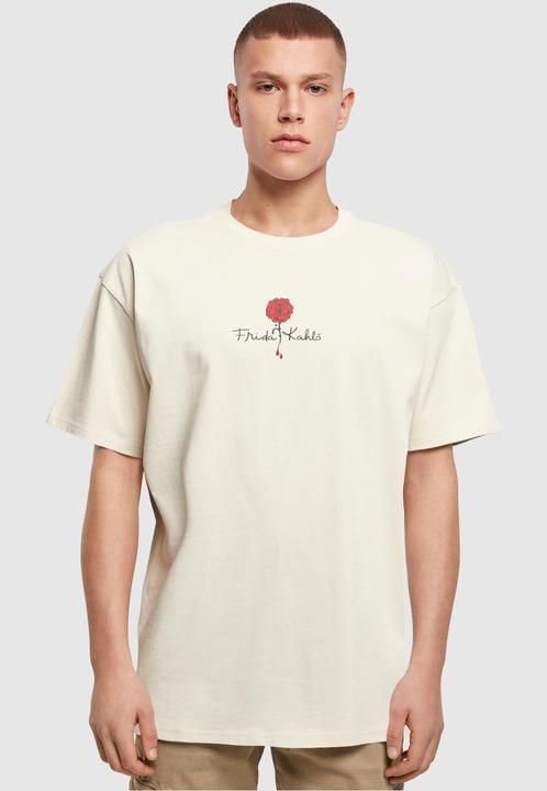 Produktbild Merchcode Frida Kahlo - Logo rose Heavy Oversize Tee - 116581 (4XL)