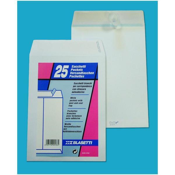 Produktbild Blasetti Mailpack Umschlag Papier Weiss (16 x 23 cm, 100 x)