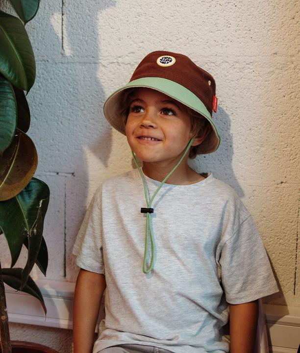 Produktbild Hello Hossy Mini Tree Bucket Hat - Braun / Grün (49, 51, 50 C, 52 C, 48 C)