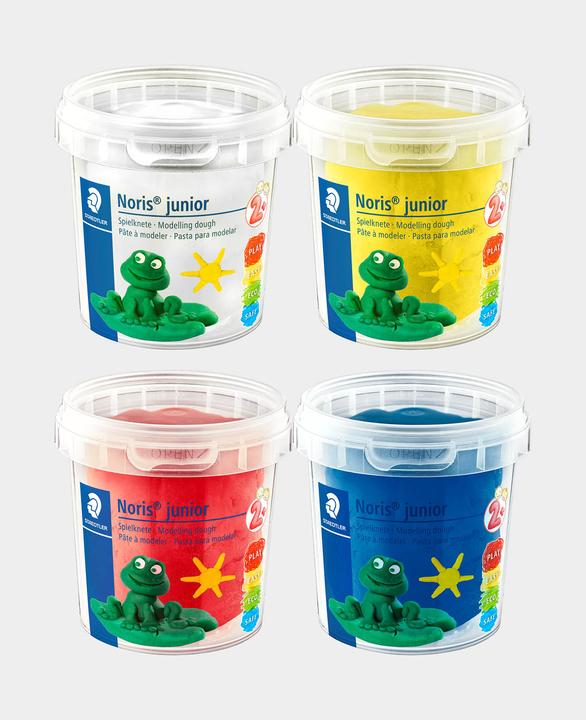 Actual product image Staedtler Play dough Basic 4pcs. white,yellow,red,blue