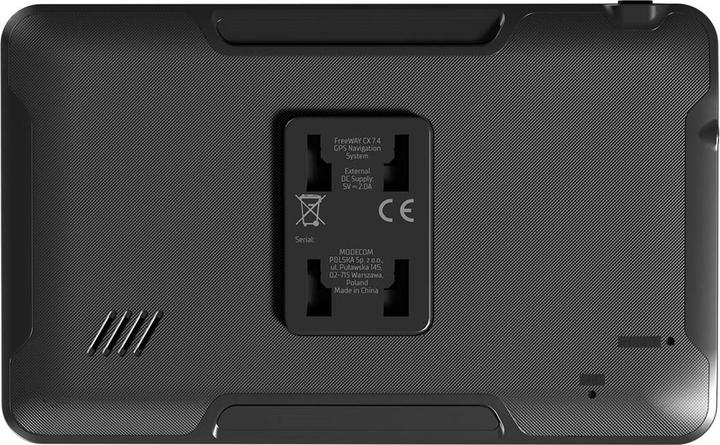 Produktbild Modecom FreeWAY CX 7.4 CAR NAVIGATION + MapFactor Karten von Europa (7.01")