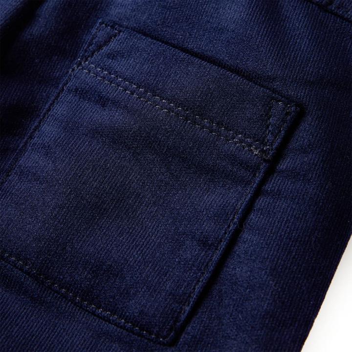 Produktbild VidaXL Kinderhose Dunkles Marineblau 128,Material: 98 % Baumwolle (128)