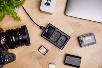 Productafbeelding Newell Cameralader FDL-USB-C Tweekanaals lader voor EN-EL15 batterijen (Lader)