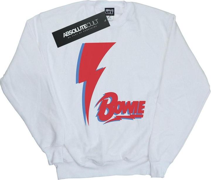 Immagine prodotto David Bowie Red Bolt Felpa Uomo (XXL)