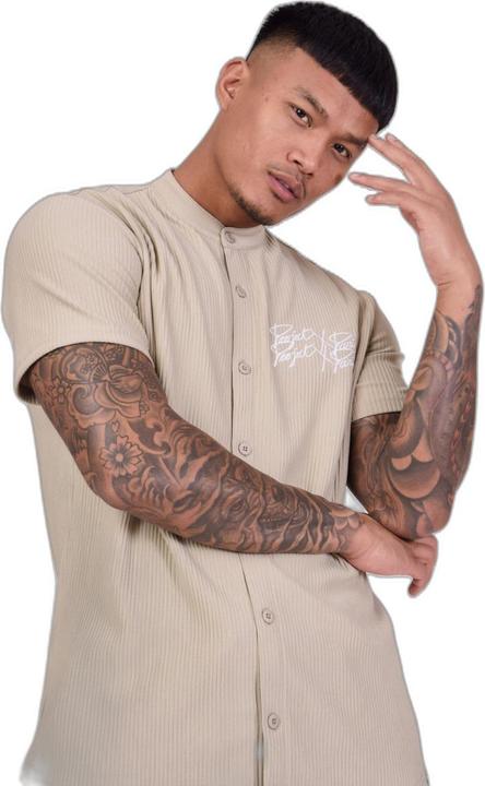 Actual product image Project X Paris Short sleeve shirt with mao collar (M)