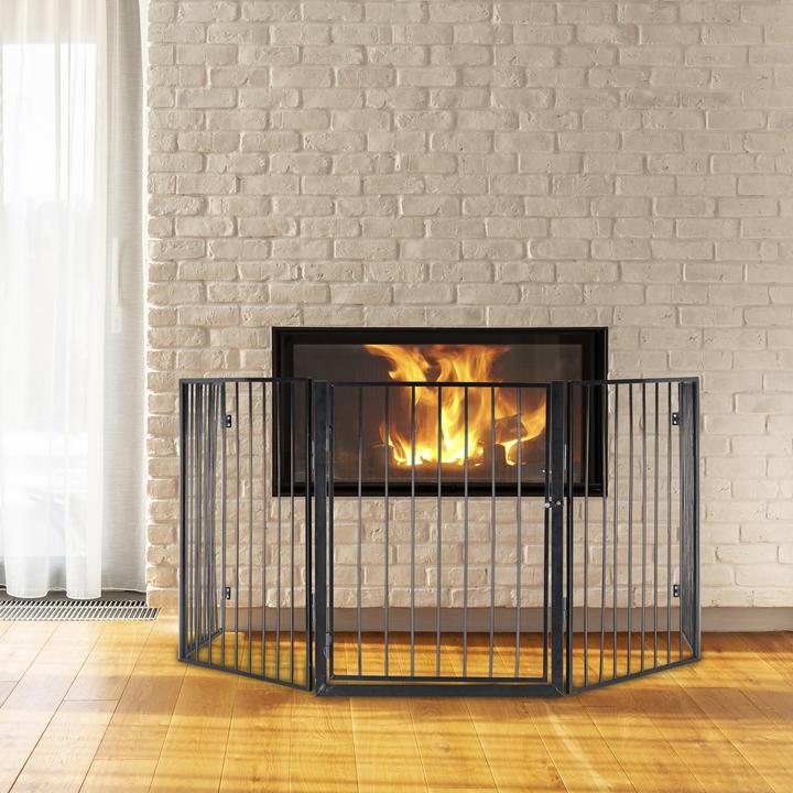Immagine prodotto Relaxdays Cancelletto sicurezza camino (300 x 1,5 x 76 cm)