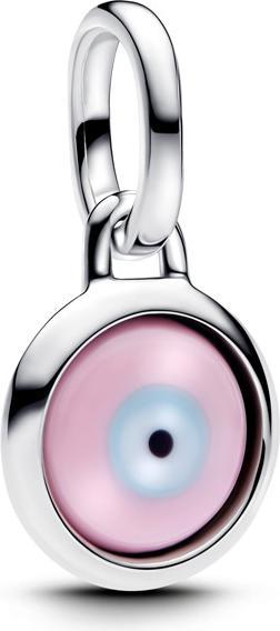 Produktbild Pandora Engravable Evil Eye Murano Glass Mini Dangle Charm (Silber 925, Murano Glas)