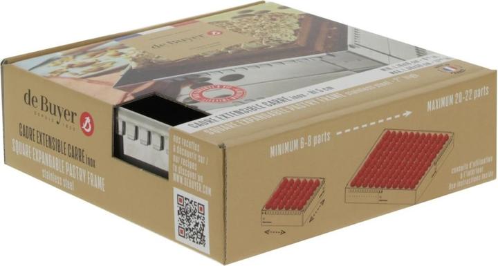 Immagine prodotto de Buyer Cornice per pasticceria estensibile da 16x16 a 30x30cm H: 5cm