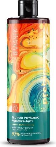 NoName Prebiotic Refreshing Shower Gel 300ml - Vegan, sanft reinigend, belebend, für alle Hauttypen (300 ml)