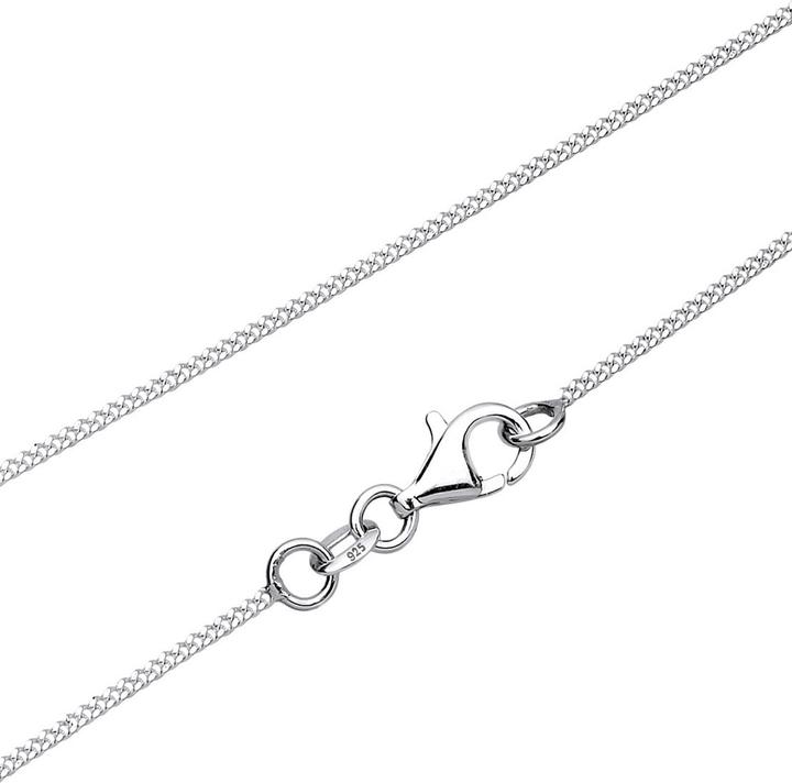 Produktbild Elli Halskette Basic Malachit Edelstein 925 Silber vergoldet (Malachit, 925er Sterling Silber, 45 cm)