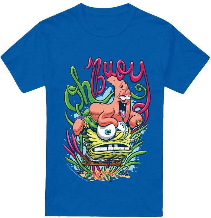 Actual product image Spongebob Squarepants Mens Oh Buoy T-Shirt (S)