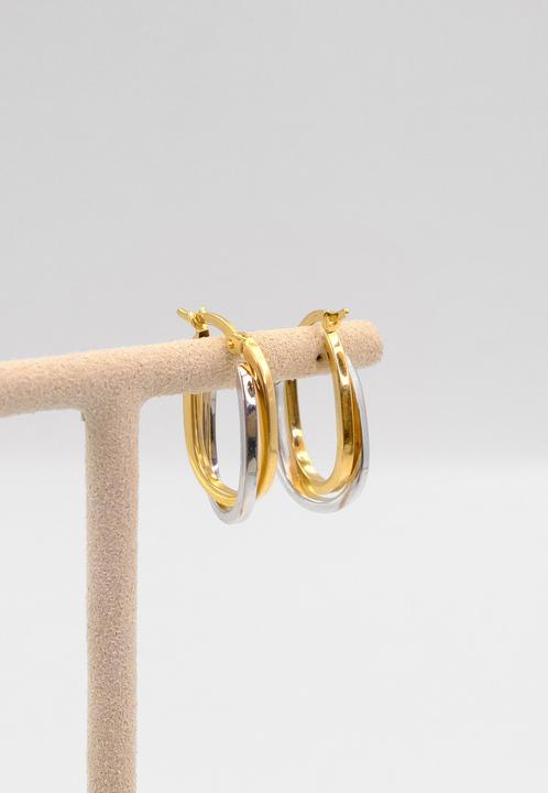 Immagine prodotto Muau Creoli (Oro bianco 750/18 K, Oro giallo 750/18 K Oro giallo)