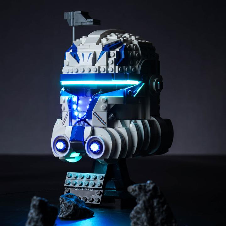 Produktbild BrickBling LED Licht Set für LEGO Captain Rex Helm (75349)
